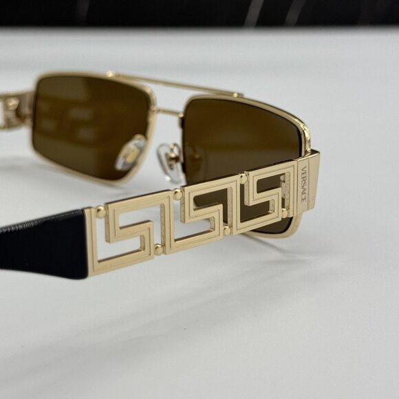 NEW VERSACE VE2257 1002/73 SUNGLASSES MOD 2257 GOLD UNISEX EYEWEAR VE2257 100273 main image 10